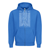 True Royal JOY DIVISION - UNKNOWN PLEASURES - JAPANESE Zipper Hoodie - linhVisuals