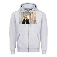 Heather Grey sacks & co loreena mckennitt Zipper Hoodie - linhVisuals
