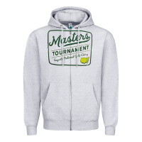 Heather Grey masters tournament golf club Zipper Hoodie - linhVisuals