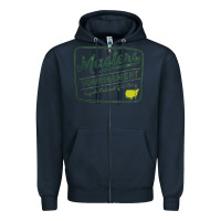 Navy masters tournament golf club Zipper Hoodie - linhVisuals