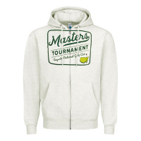 Oatmeal Heather masters tournament golf club Zipper Hoodie - linhVisuals
