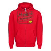 Red masters tournament golf club Zipper Hoodie - linhVisuals