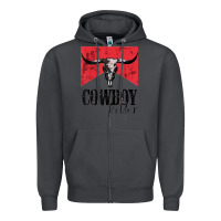 Smoke cowboy killer tshirt Zipper Hoodie - linhVisuals