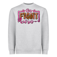Heather Grey go fight win Heavyweight Sweatshirt - JahusDesignShop