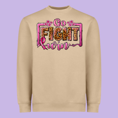 Go Fight Win Heavyweight Sweatshirt Designed By Jahusdesignshop