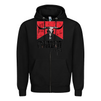 Black cowboy killer tshirt Zipper Hoodie - linhVisuals