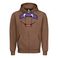 Chestnut donatello Zipper Hoodie - linhVisuals