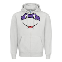 Dove Grey donatello Zipper Hoodie - linhVisuals