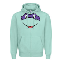 Seafoam donatello Zipper Hoodie - linhVisuals