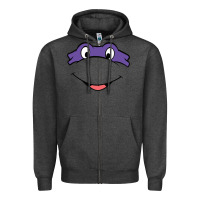 Charcoal Heather donatello Zipper Hoodie - linhVisuals