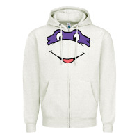 Oatmeal Heather donatello Zipper Hoodie - linhVisuals