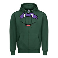 Sports Green donatello Zipper Hoodie - linhVisuals