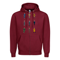 Burgundy killing eve, villanelle,jodie comer,villanelle jesus,drag,drag king,po Zipper Hoodie - linhVisuals