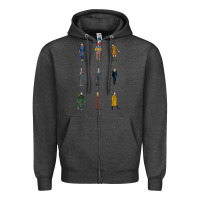 Charcoal Heather killing eve, villanelle,jodie comer,villanelle jesus,drag,drag king,po Zipper Hoodie - linhVisuals