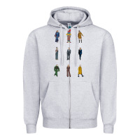 Heather Grey killing eve, villanelle,jodie comer,villanelle jesus,drag,drag king,po Zipper Hoodie - linhVisuals