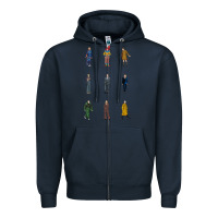 Navy killing eve, villanelle,jodie comer,villanelle jesus,drag,drag king,po Zipper Hoodie - linhVisuals