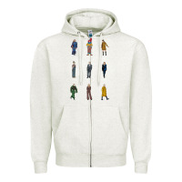 Oatmeal Heather killing eve, villanelle,jodie comer,villanelle jesus,drag,drag king,po Zipper Hoodie - linhVisuals