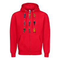 Red killing eve, villanelle,jodie comer,villanelle jesus,drag,drag king,po Zipper Hoodie - linhVisuals