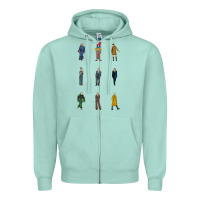 Seafoam killing eve, villanelle,jodie comer,villanelle jesus,drag,drag king,po Zipper Hoodie - linhVisuals