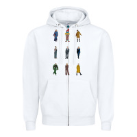 White killing eve, villanelle,jodie comer,villanelle jesus,drag,drag king,po Zipper Hoodie - linhVisuals