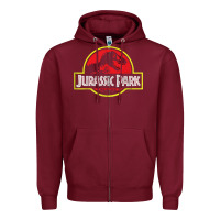 Burgundy jur4551c park tshirt1 Zipper Hoodie - linhVisuals