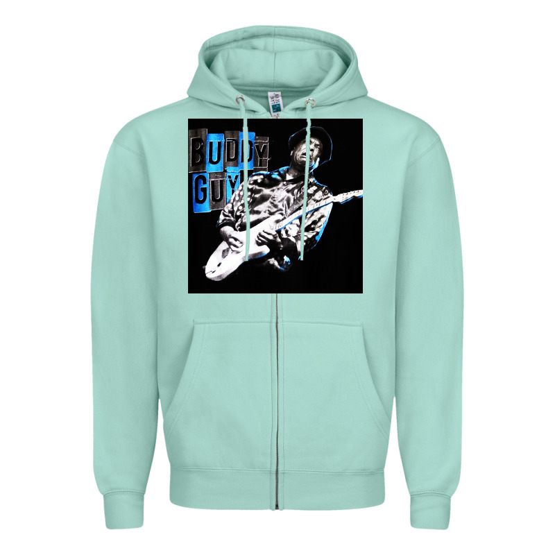 Buddy Guy  Best Player Bluess Legend Zipper Hoodie by linhVisuals | Teevron