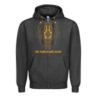 Charcoal Heather the marcus king Zipper Hoodie - linhVisuals