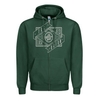 Sports Green The Glorious Sons Zipper Hoodie - linhVisuals