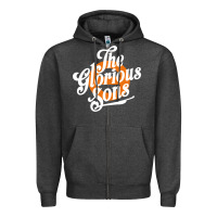 Charcoal Heather the glorious sons 10 Zipper Hoodie - linhVisuals