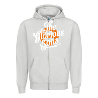 Dove Grey the glorious sons 10 Zipper Hoodie - linhVisuals
