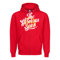 Red the glorious sons 10 Zipper Hoodie - linhVisuals