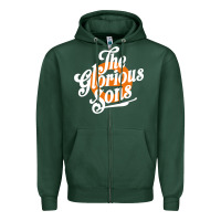 Sports Green the glorious sons 10 Zipper Hoodie - linhVisuals
