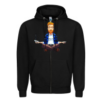 Black tyler smedi childers Zipper Hoodie - linhVisuals