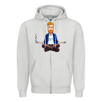 Dove Grey tyler smedi childers Zipper Hoodie - linhVisuals