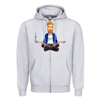 Heather Grey tyler smedi childers Zipper Hoodie - linhVisuals