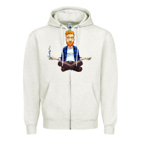 Oatmeal Heather tyler smedi childers Zipper Hoodie - linhVisuals