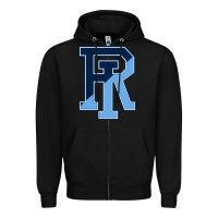 Black Rhode Island Gifts, Rams Vintage Zipper Hoodie - linhVisuals
