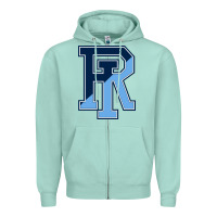 Seafoam Rhode Island Gifts, Rams Vintage Zipper Hoodie - linhVisuals