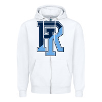 White Rhode Island Gifts, Rams Vintage Zipper Hoodie - linhVisuals