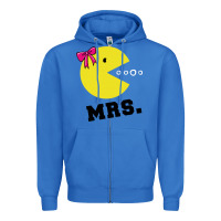 True Royal Mrs Pacman Zipper Hoodie - linhVisuals