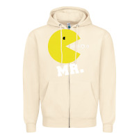 Sandshell Mr Pacman Zipper Hoodie - linhVisuals