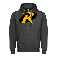 Charcoal Heather Robin Zipper Hoodie - linhVisuals