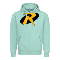 Seafoam Robin Zipper Hoodie - linhVisuals