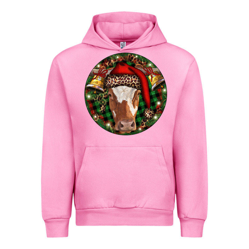 Longhorn Cow Christmas Urban Hoodie by RanaPortraitStore | Teevron