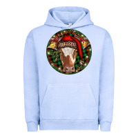 Pigment Grape Ice Longhorn Cow Christmas Urban Hoodie - RanaPortraitStore