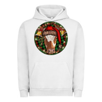 Pigment Lunar Rock Longhorn Cow Christmas Urban Hoodie - RanaPortraitStore