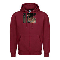 Burgundy tony soprano some pulp 72124220 Zipper Hoodie - linhVisuals