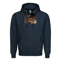 Navy tony soprano some pulp 72124220 Zipper Hoodie - linhVisuals