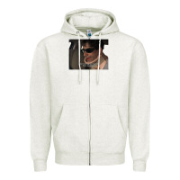 Oatmeal Heather tony soprano some pulp 72124220 Zipper Hoodie - linhVisuals