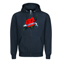 Navy best of grup music  bananarama Zipper Hoodie - linhVisuals